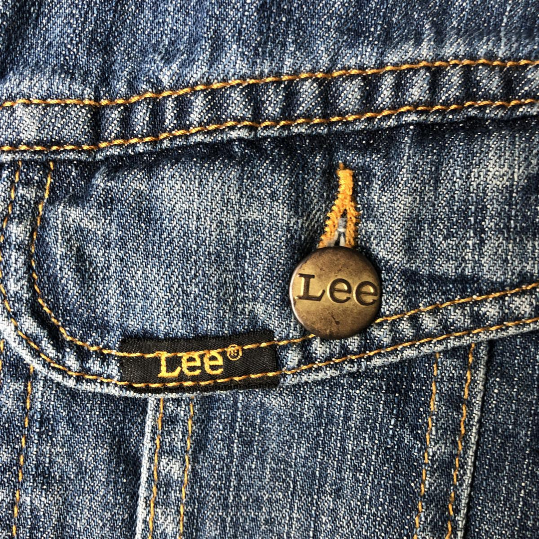 Lee TOPS'EM ALL Denim Jacket (Men's Size L) unclear blue type Vintage Second Hand