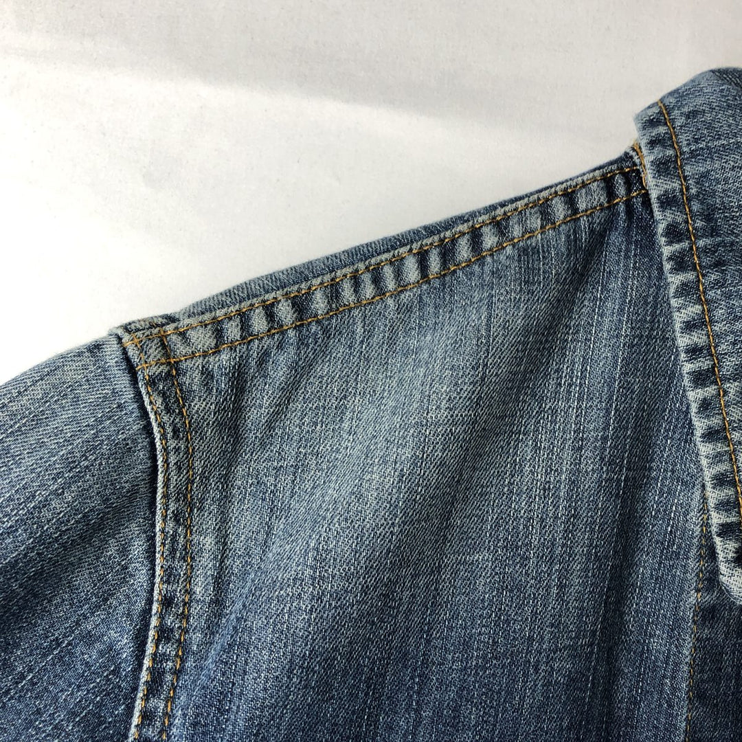 Lee TOPS'EM ALL Denim Jacket (Men's Size L) unclear blue type Vintage Second Hand