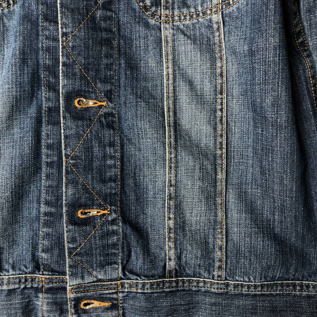 Lee TOPS'EM ALL Denim Jacket (Men's Size L) unclear blue type Vintage Second Hand