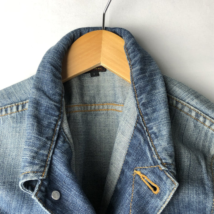 Lee TOPS'EM ALL Denim Jacket (Men's Size L) unclear blue type Vintage Second Hand