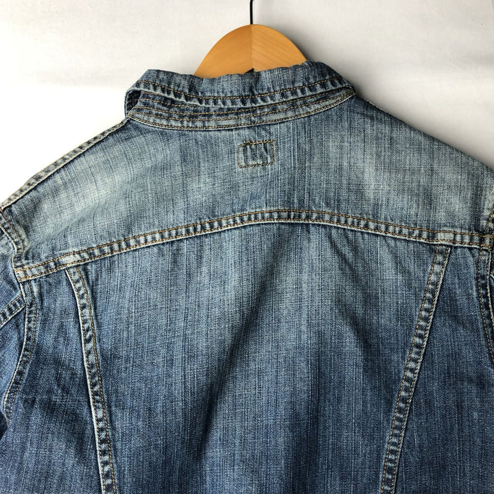 Lee TOPS'EM ALL Denim Jacket (Men's Size L) unclear blue type Vintage Second Hand