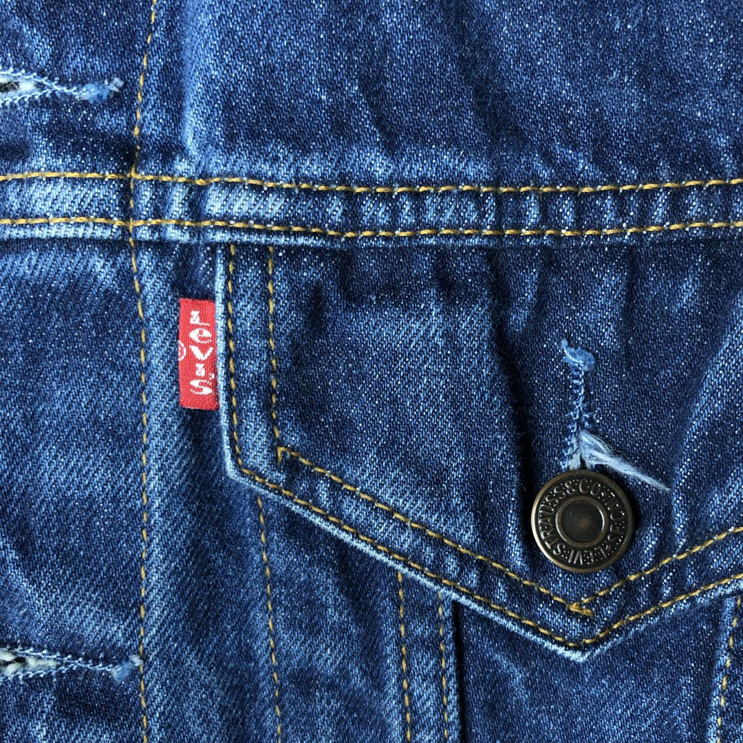 1990'S Levi's 70503-0202 Denim Jacket (Men's Size M equivalent) Vintage cotton blue type Vintage Second Hand