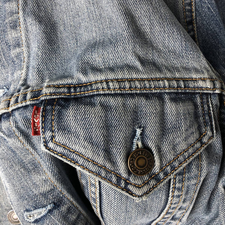 2000'S Levi's 70500-0475 Euro Model Denim Jacket (Men's Size M) cotton Blue type light blue Vintage Second Hand