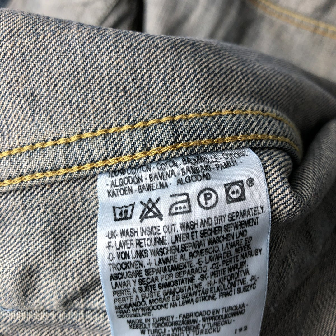 2000'S Levi's 70550-0439 Euro Model Denim Jacket (Men's Size S) cotton blue type Vintage Second Hand