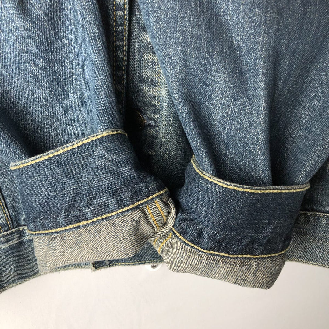 2000'S Levi's 70550-0439 Euro Model Denim Jacket (Men's Size S) cotton blue type Vintage Second Hand