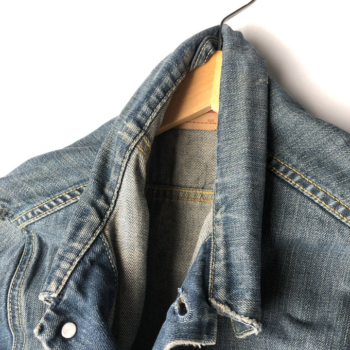 2000'S Levi's 70550-0439 Euro Model Denim Jacket (Men's Size S) cotton blue type Vintage Second Hand