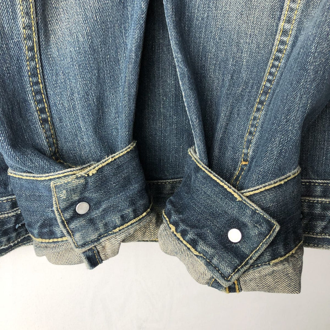 2000'S Levi's 70550-0439 Euro Model Denim Jacket (Men's Size S) cotton blue type Vintage Second Hand