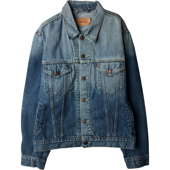 2000'S Levi's 70550-0487 Denim Jacket (Men's XL equivalent) cotton Blue type light blue Vintage Second Hand