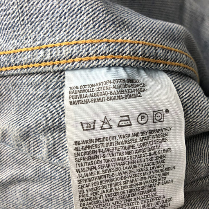 2000'S Levi's 70550-0487 Denim Jacket (Men's XL equivalent) cotton Blue type light blue Vintage Second Hand