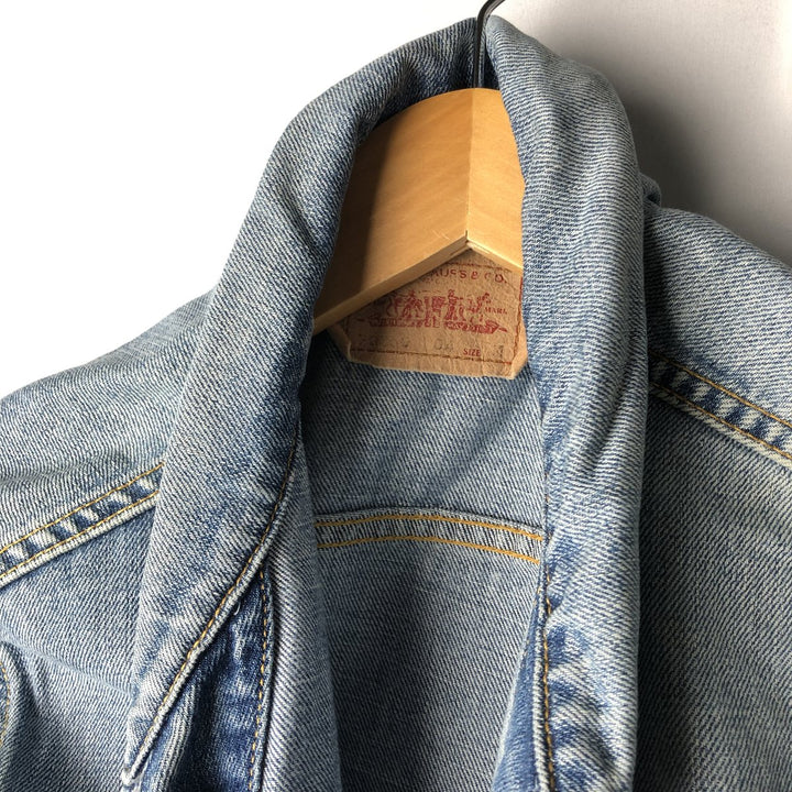 2000'S Levi's 70550-0487 Denim Jacket (Men's XL equivalent) cotton Blue type light blue Vintage Second Hand