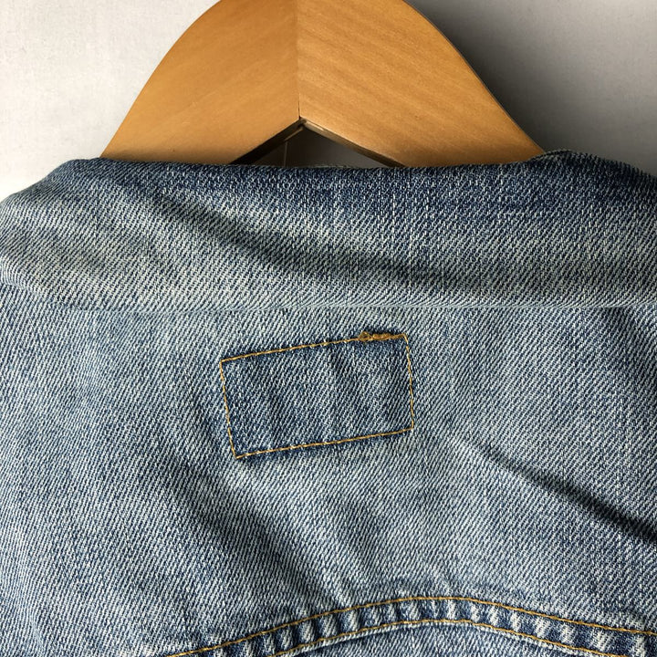 2000'S Levi's 70550-0487 Denim Jacket (Men's XL equivalent) cotton Blue type light blue Vintage Second Hand