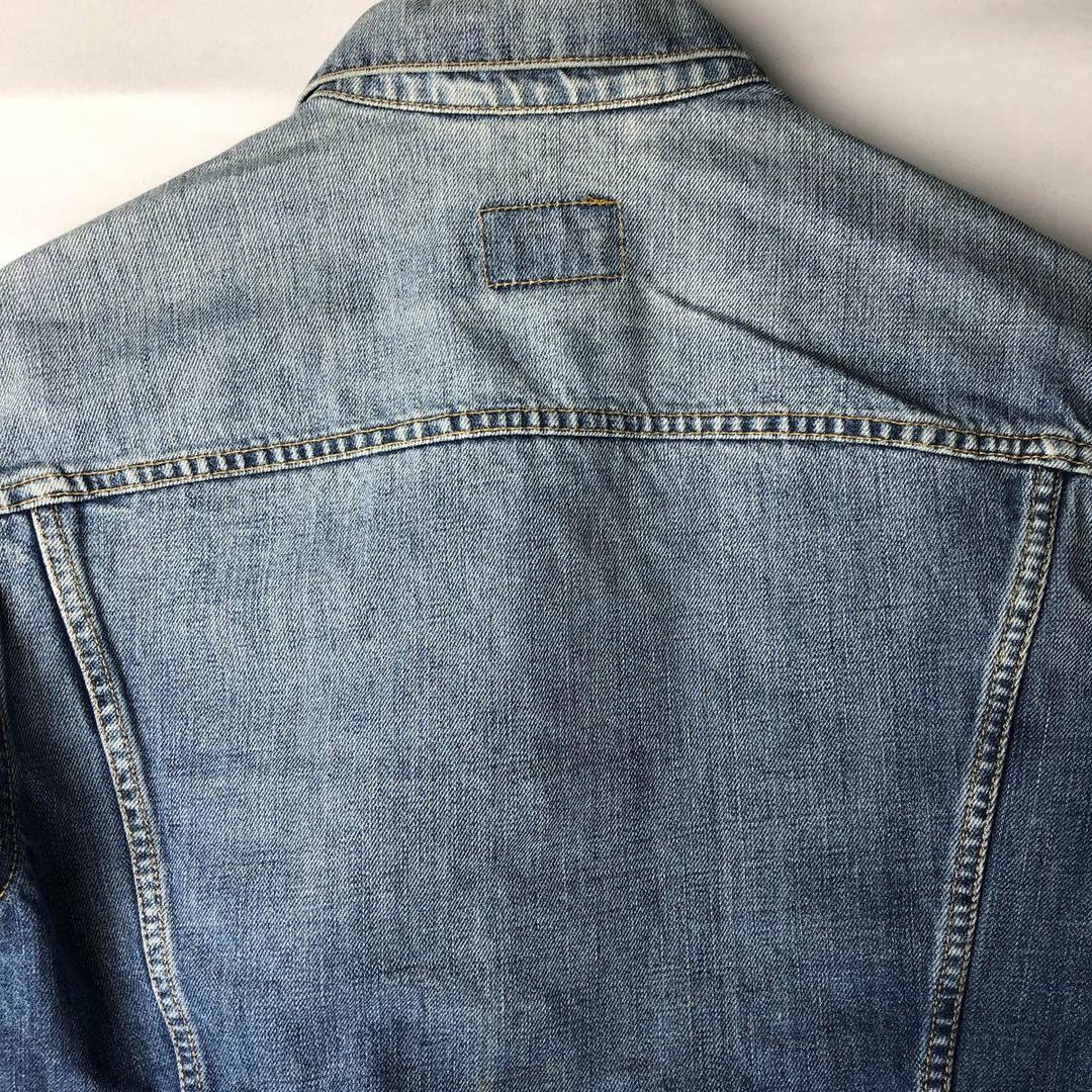 2000'S Levi's 70550-0487 Denim Jacket (Men's XL equivalent) cotton Blue type light blue Vintage Second Hand