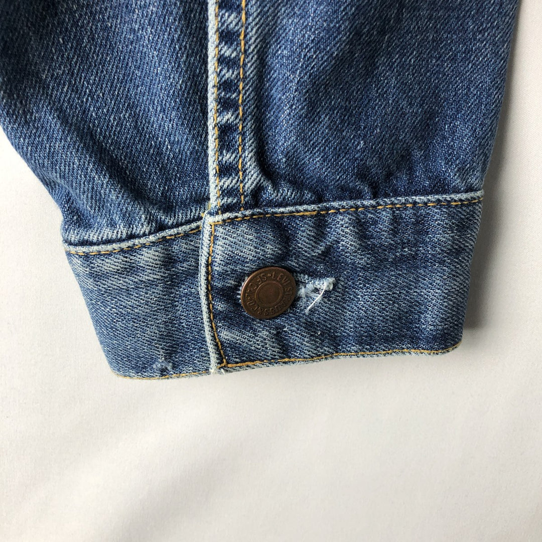 2000'S Levi's 70550-0487 Denim Jacket (Men's XL equivalent) cotton Blue type light blue Vintage Second Hand