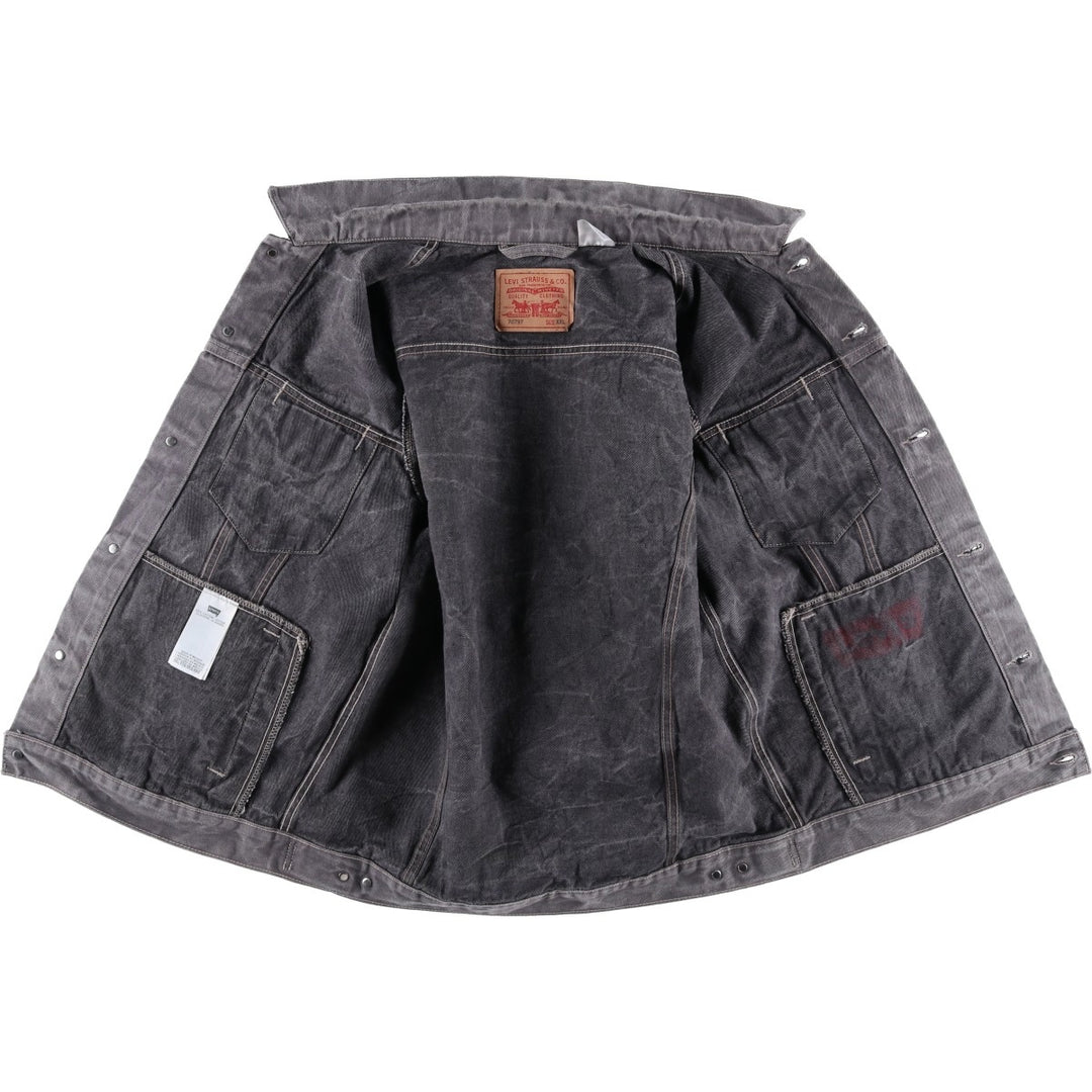 Levi's denim jacket, men's size XXL cotton gray type Vintage Second Hand