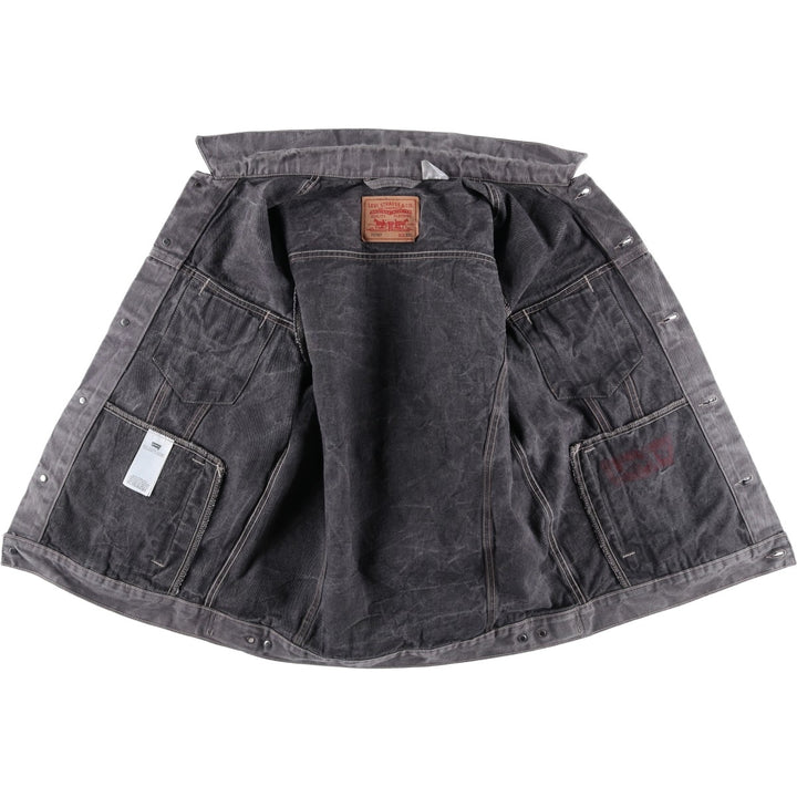 Levi's denim jacket, men's size XXL cotton gray type Vintage Second Hand