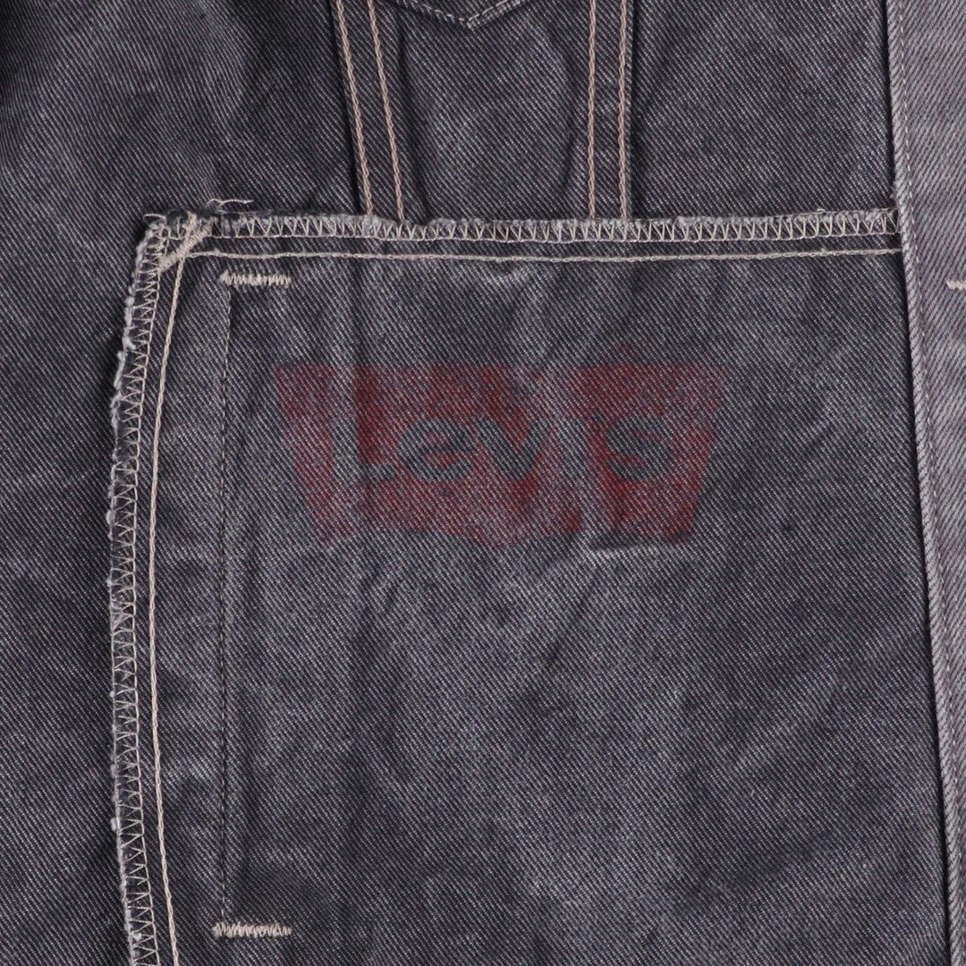 Levi's denim jacket, men's size XXL cotton gray type Vintage Second Hand
