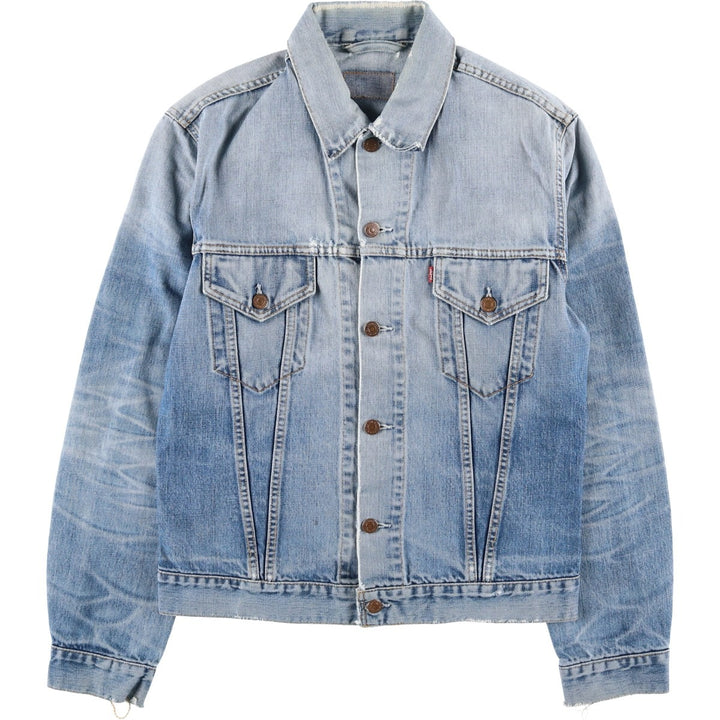 2000'S Levi's 70500-0487 Euro Model Denim Jacket (Men's Size L) cotton blue type Vintage Second Hand