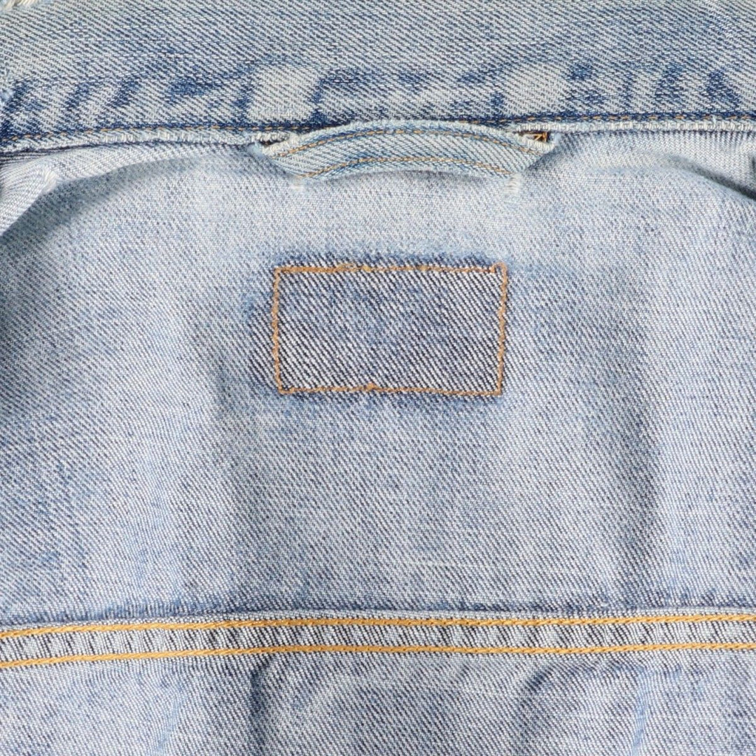 2000'S Levi's 70500-0487 Euro Model Denim Jacket (Men's Size L) cotton blue type Vintage Second Hand