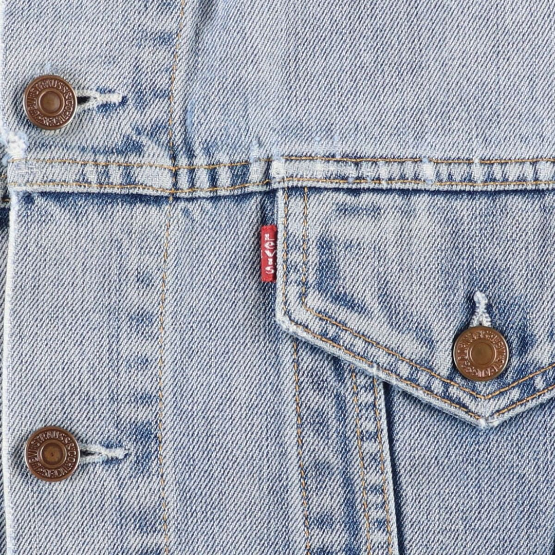 2000'S Levi's 70500-0487 Euro Model Denim Jacket (Men's Size L) cotton blue type Vintage Second Hand