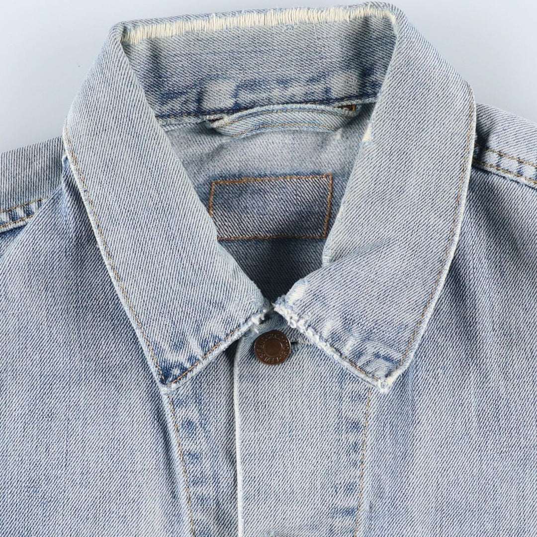 2000'S Levi's 70500-0487 Euro Model Denim Jacket (Men's Size L) cotton blue type Vintage Second Hand