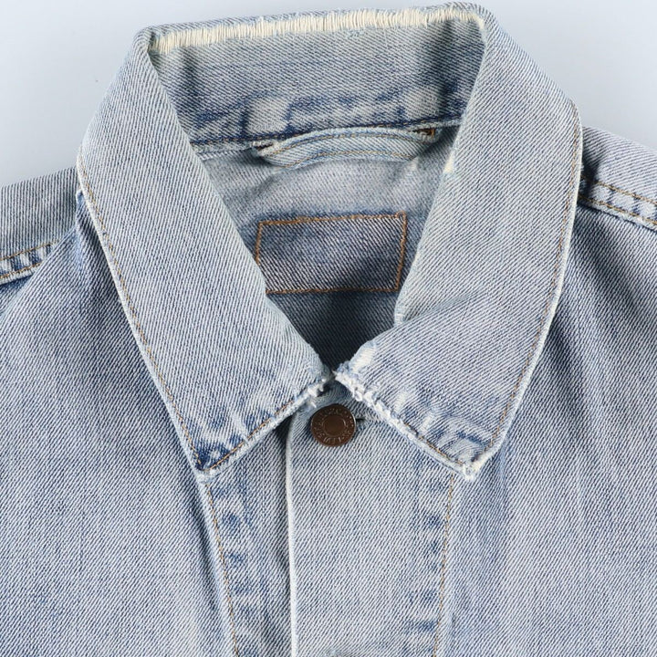 2000'S Levi's 70500-0487 Euro Model Denim Jacket (Men's Size L) cotton blue type Vintage Second Hand