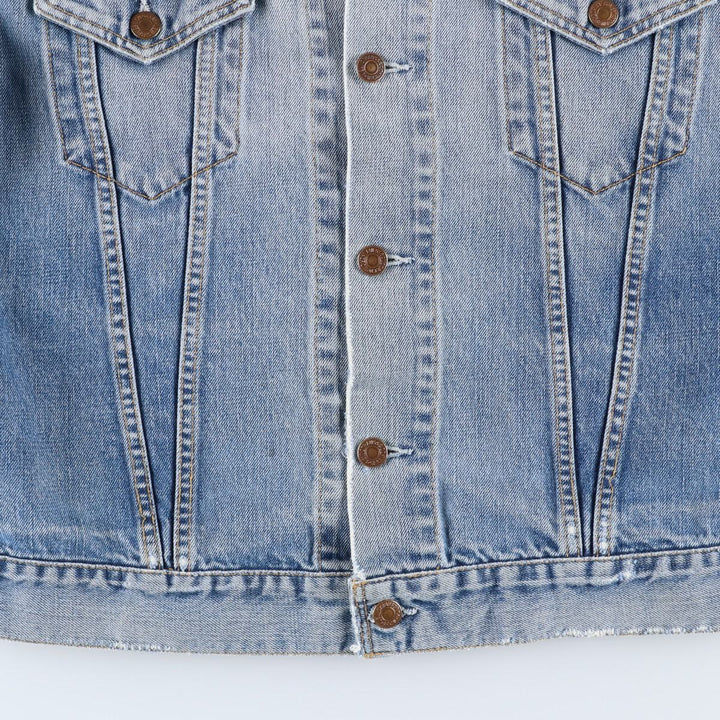 2000'S Levi's 70500-0487 Euro Model Denim Jacket (Men's Size L) cotton blue type Vintage Second Hand