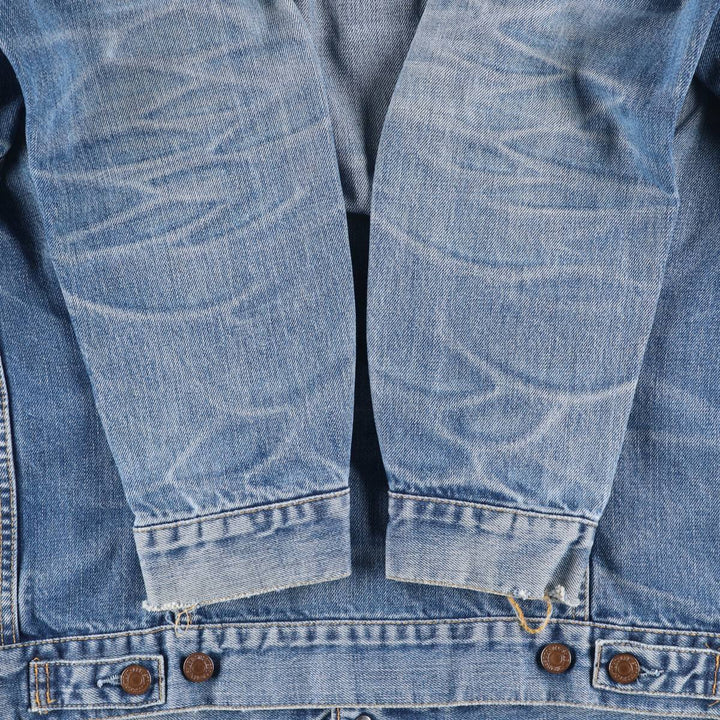 2000'S Levi's 70500-0487 Euro Model Denim Jacket (Men's Size L) cotton blue type Vintage Second Hand