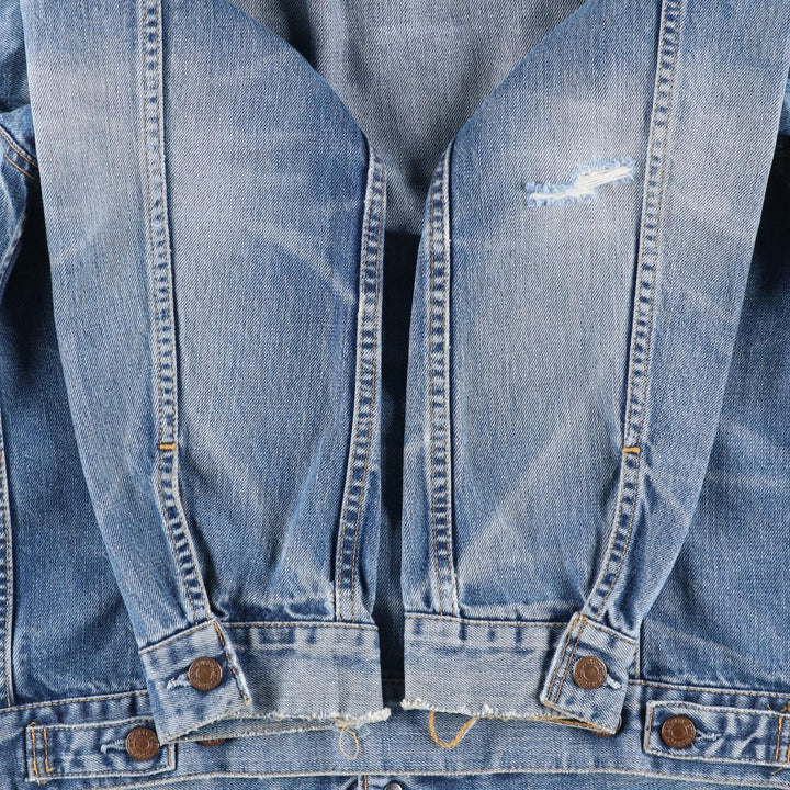 2000'S Levi's 70500-0487 Euro Model Denim Jacket (Men's Size L) cotton blue type Vintage Second Hand