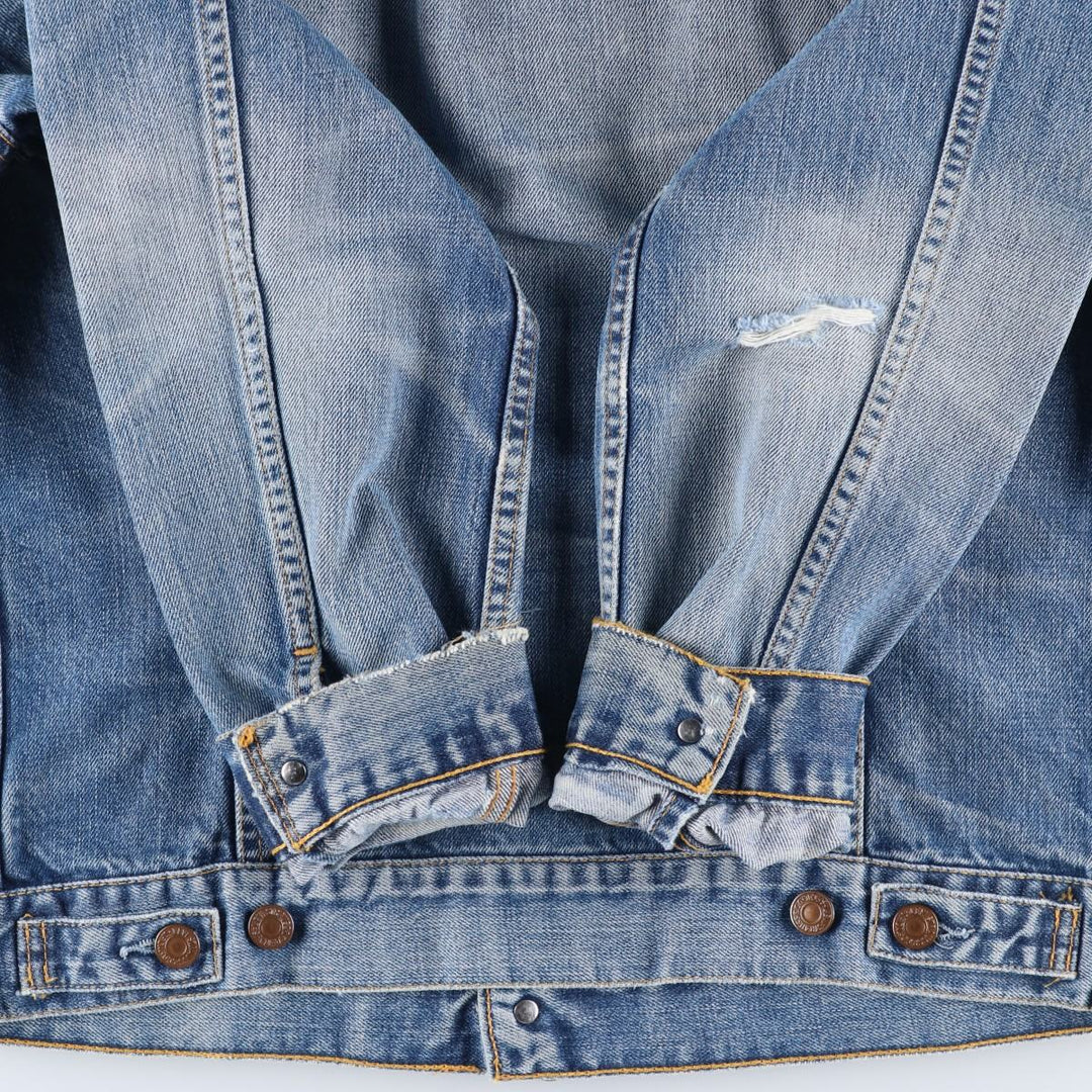 2000'S Levi's 70500-0487 Euro Model Denim Jacket (Men's Size L) cotton blue type Vintage Second Hand
