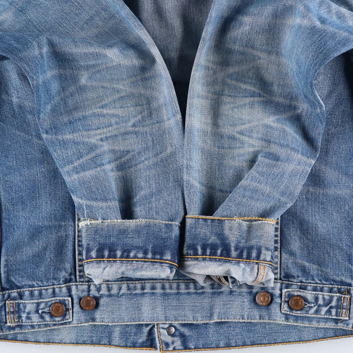 2000'S Levi's 70500-0487 Euro Model Denim Jacket (Men's Size L) cotton blue type Vintage Second Hand