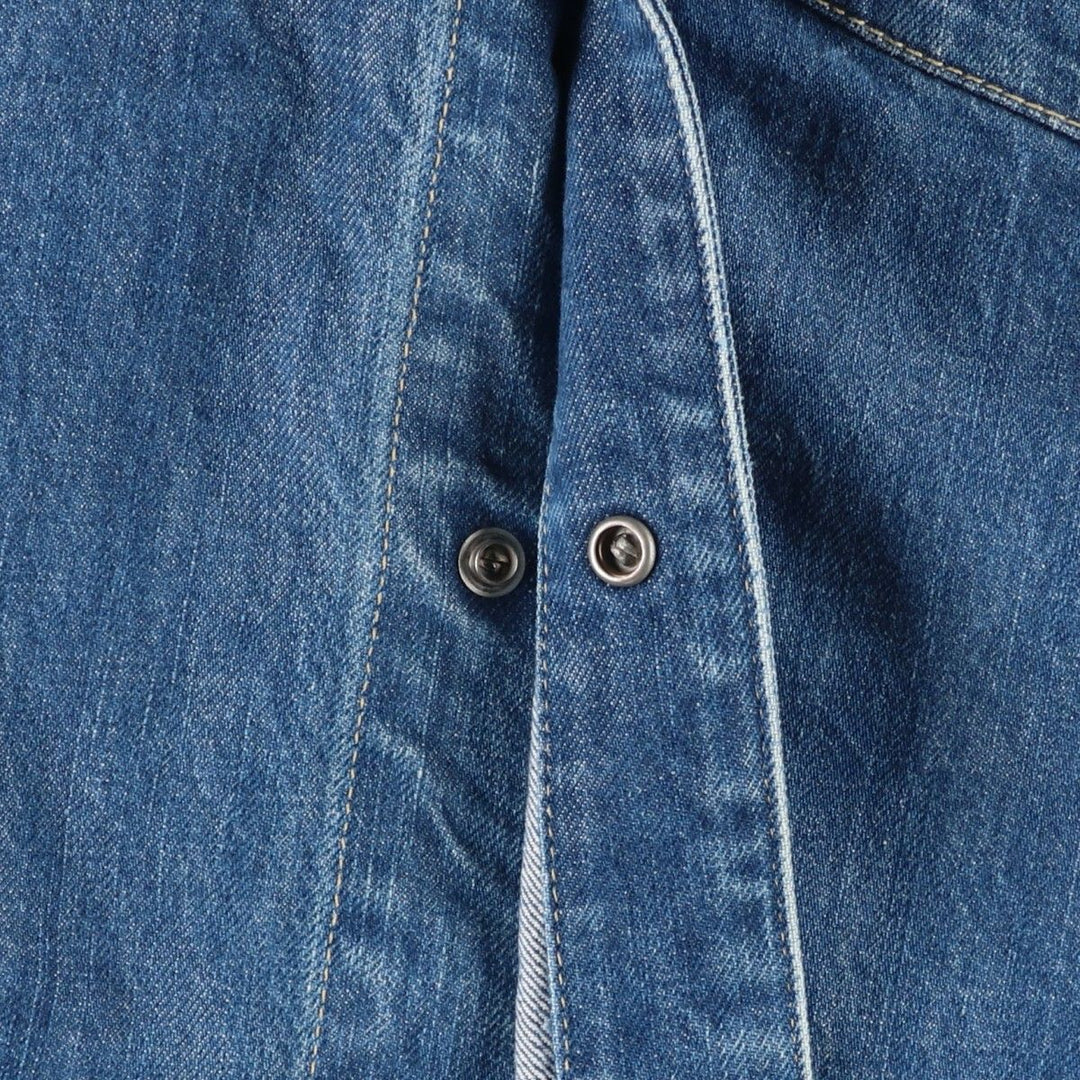 2000'S Levi's Engineered Euro Model 70100-0835 draped denim jacket, men's size M cotton blue type Vintage Second Hand