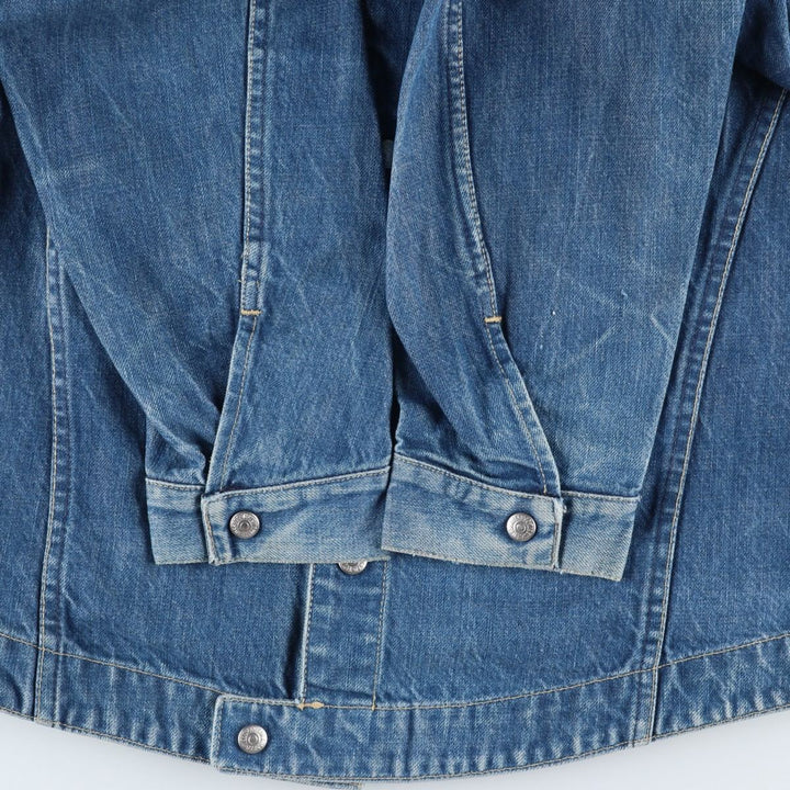 2000'S Levi's Engineered Euro Model 70100-0835 draped denim jacket, men's size M cotton blue type Vintage Second Hand