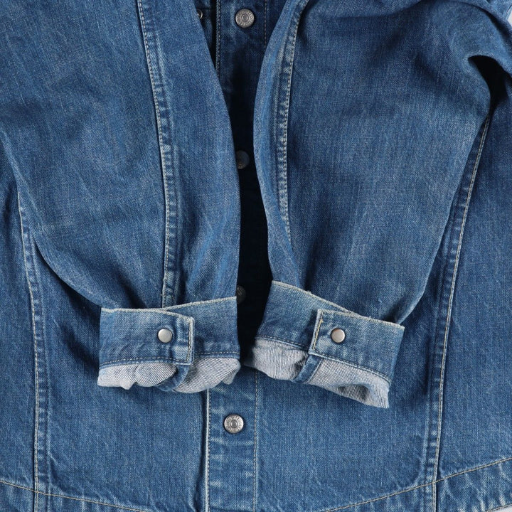 2000'S Levi's Engineered Euro Model 70100-0835 draped denim jacket, men's size M cotton blue type Vintage Second Hand