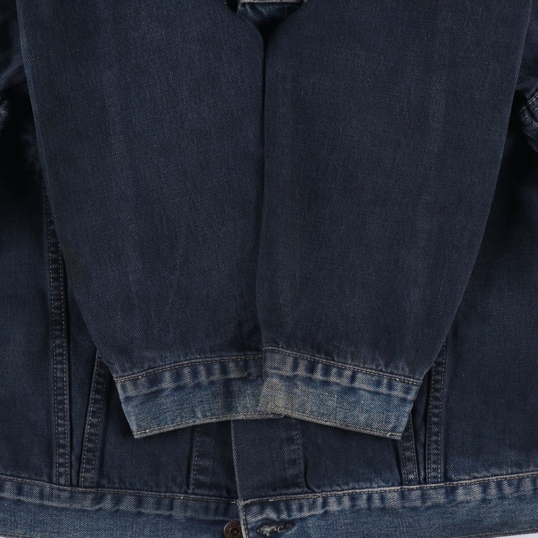2000'S Levi's 70500-0469 Euro Model Denim Jacket (Men's XL equivalent) cotton navy blue type Vintage Second Hand