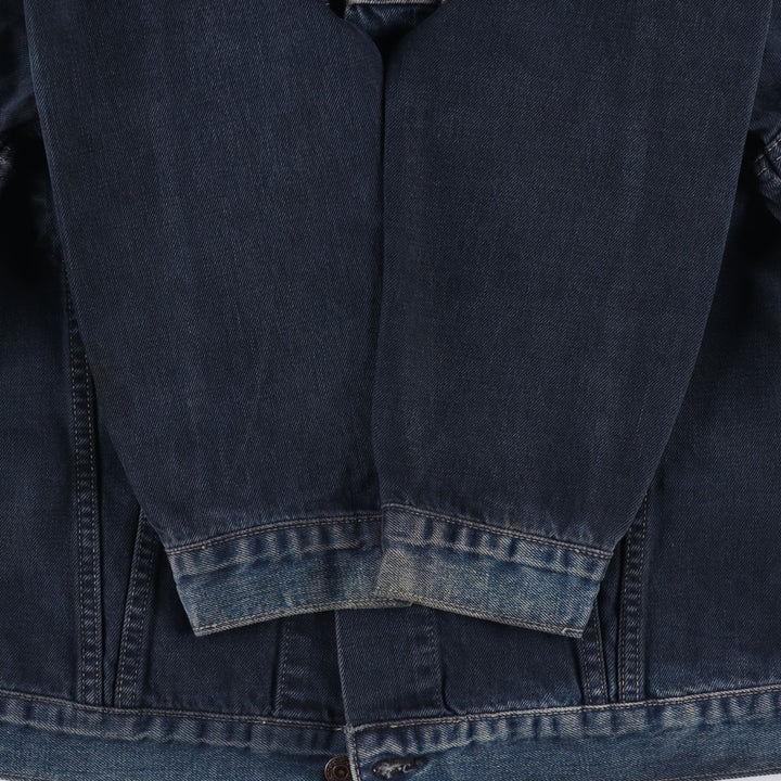 2000'S Levi's 70500-0469 Euro Model Denim Jacket (Men's XL equivalent) cotton navy blue type Vintage Second Hand
