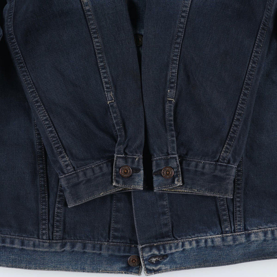 2000'S Levi's 70500-0469 Euro Model Denim Jacket (Men's XL equivalent) cotton navy blue type Vintage Second Hand