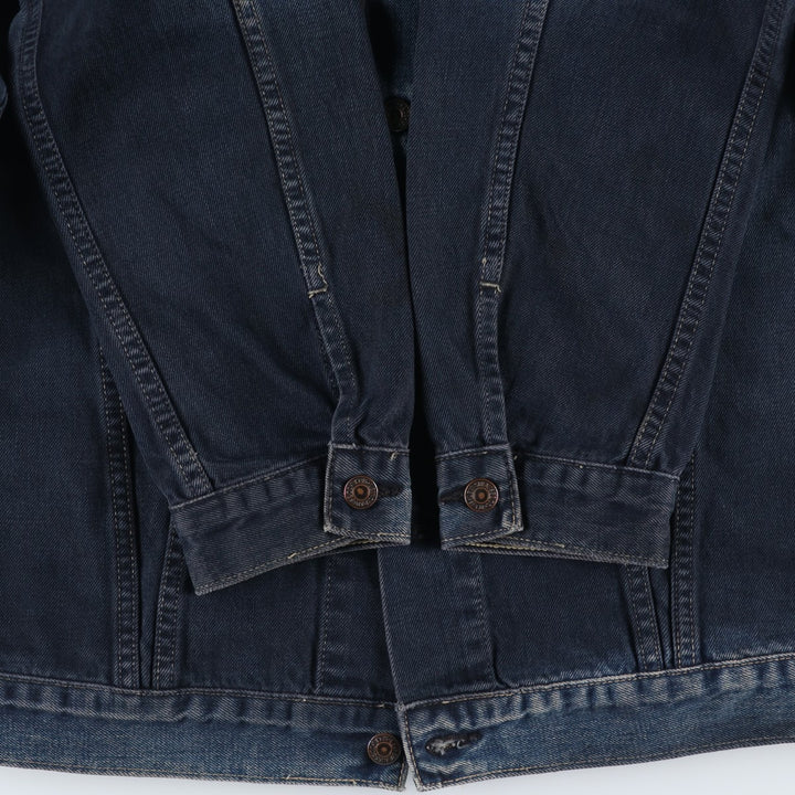 2000'S Levi's 70500-0469 Euro Model Denim Jacket (Men's XL equivalent) cotton navy blue type Vintage Second Hand