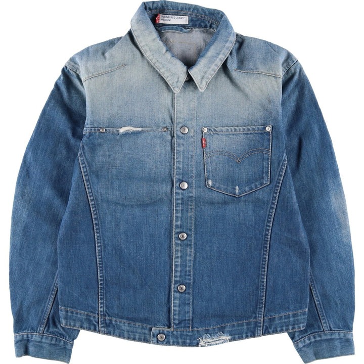 Levi's ENGINEERED Euro Model Denim Jacket (Men's Size M) cotton blue type Vintage Second Hand