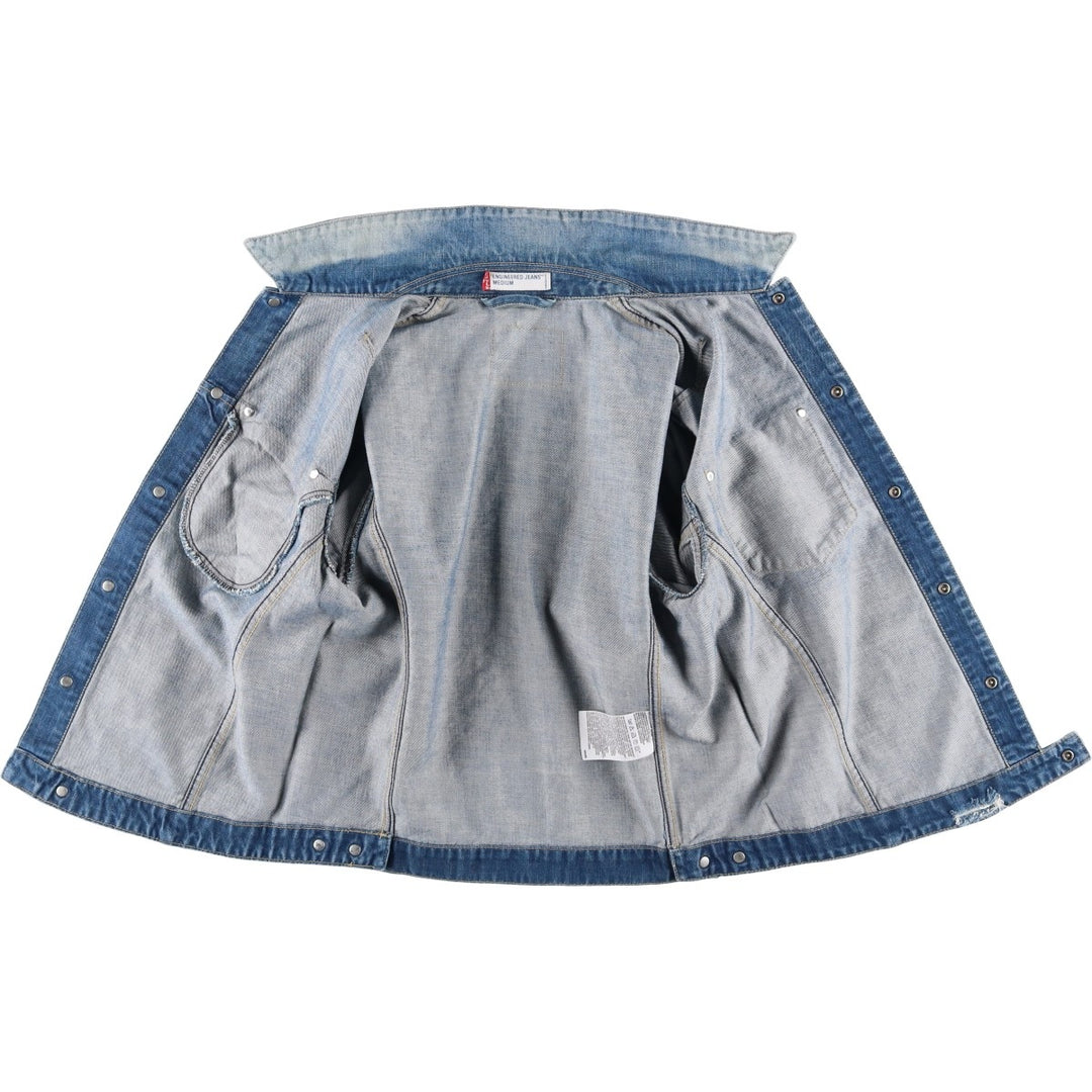 Levi's ENGINEERED Euro Model Denim Jacket (Men's Size M) cotton blue type Vintage Second Hand