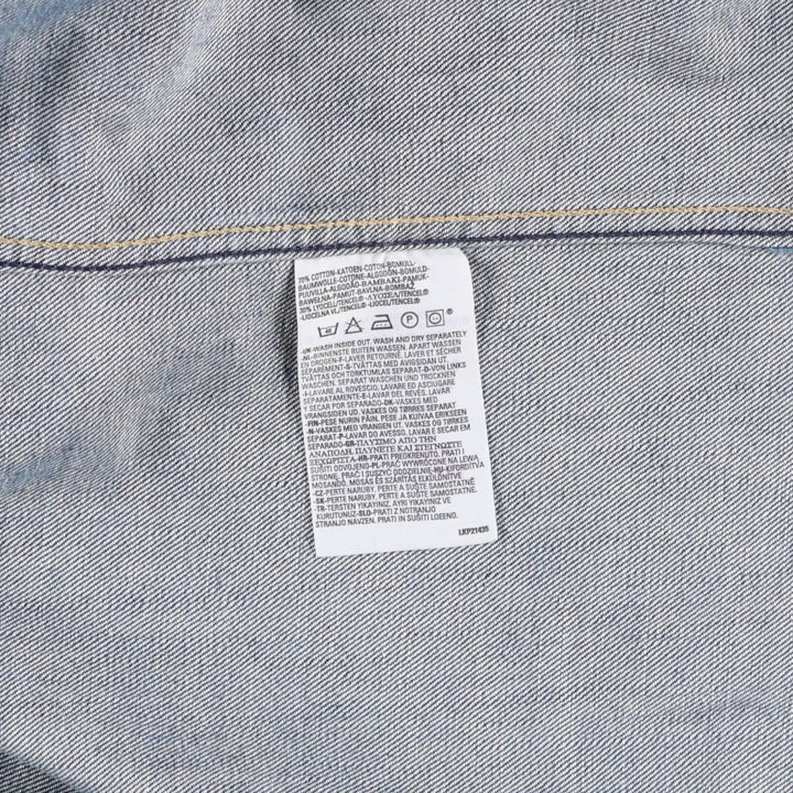 Levi's ENGINEERED Euro Model Denim Jacket (Men's Size M) cotton blue type Vintage Second Hand