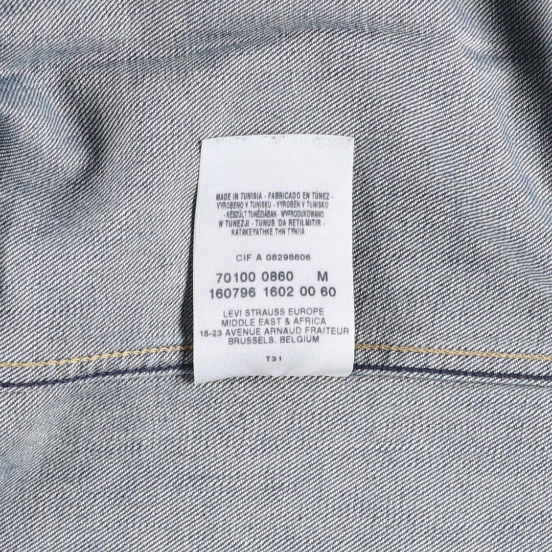 Levi's ENGINEERED Euro Model Denim Jacket (Men's Size M) cotton blue type Vintage Second Hand