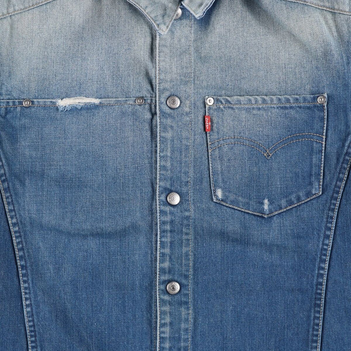 Levi's ENGINEERED Euro Model Denim Jacket (Men's Size M) cotton blue type Vintage Second Hand