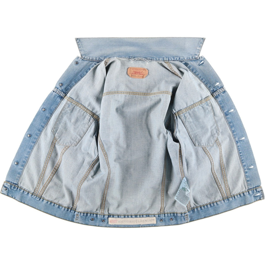 Levi's Euro Model Denim Jacket, G-Jean, Men's Size L cotton blue type Vintage Second Hand