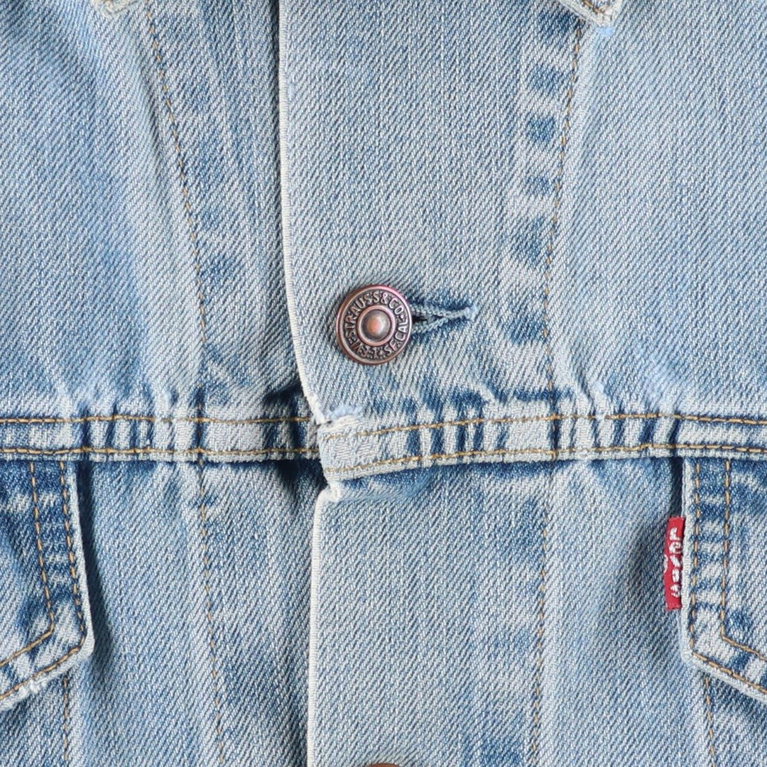 Levi's Euro Model Denim Jacket, G-Jean, Men's Size L cotton blue type Vintage Second Hand