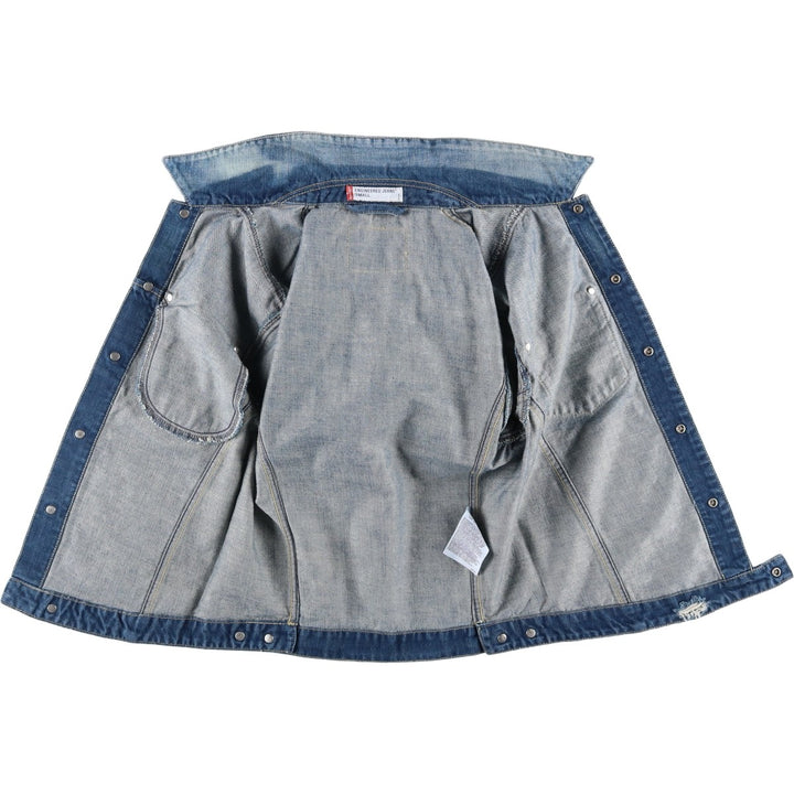 Levi's ENGINEERED Euro Model Denim Jacket (Men's Size S) cotton blue type Vintage Second Hand