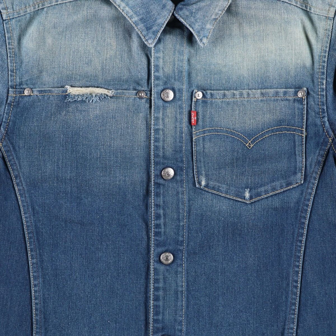 Levi's ENGINEERED Euro Model Denim Jacket (Men's Size S) cotton blue type Vintage Second Hand