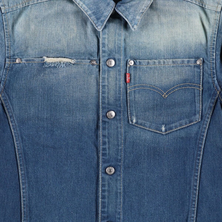 Levi's ENGINEERED Euro Model Denim Jacket (Men's Size S) cotton blue type Vintage Second Hand
