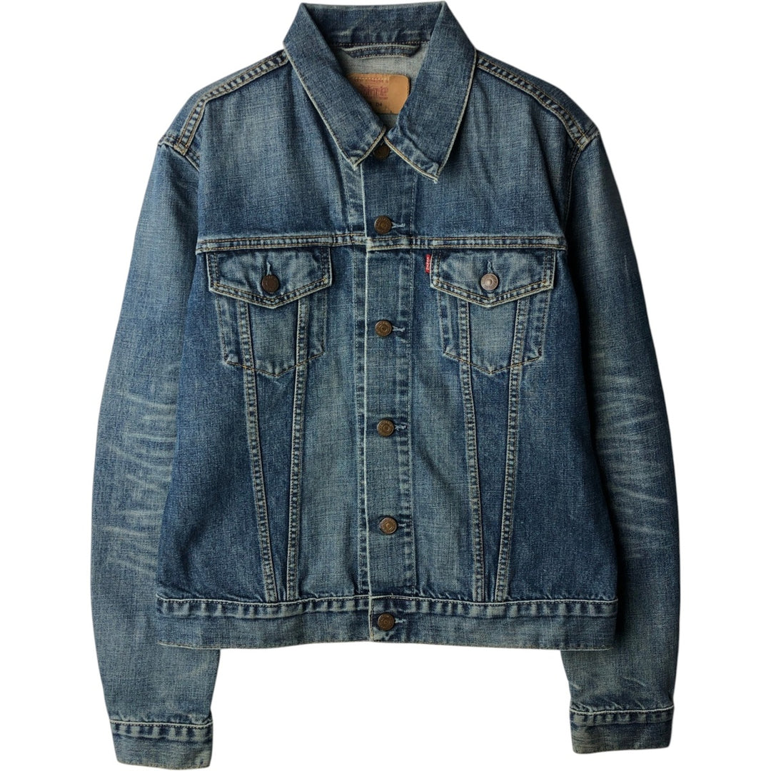 2000'S Levi's 70590-0460 Euro Model Denim Jacket (Men's Size L) cotton blue type Vintage Second Hand