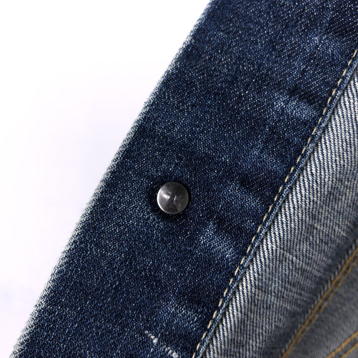 2000'S Levi's 70590-0460 Euro Model Denim Jacket (Men's Size L) cotton blue type Vintage Second Hand