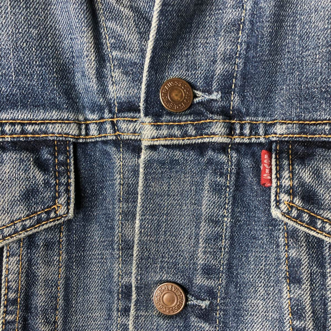 2000'S Levi's 70590-0460 Euro Model Denim Jacket (Men's Size L) cotton blue type Vintage Second Hand
